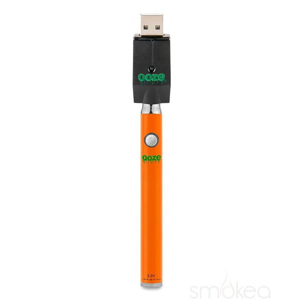 Ooze Twist Adjustable Voltage Preheat Slim Pen Battery With USB Charger