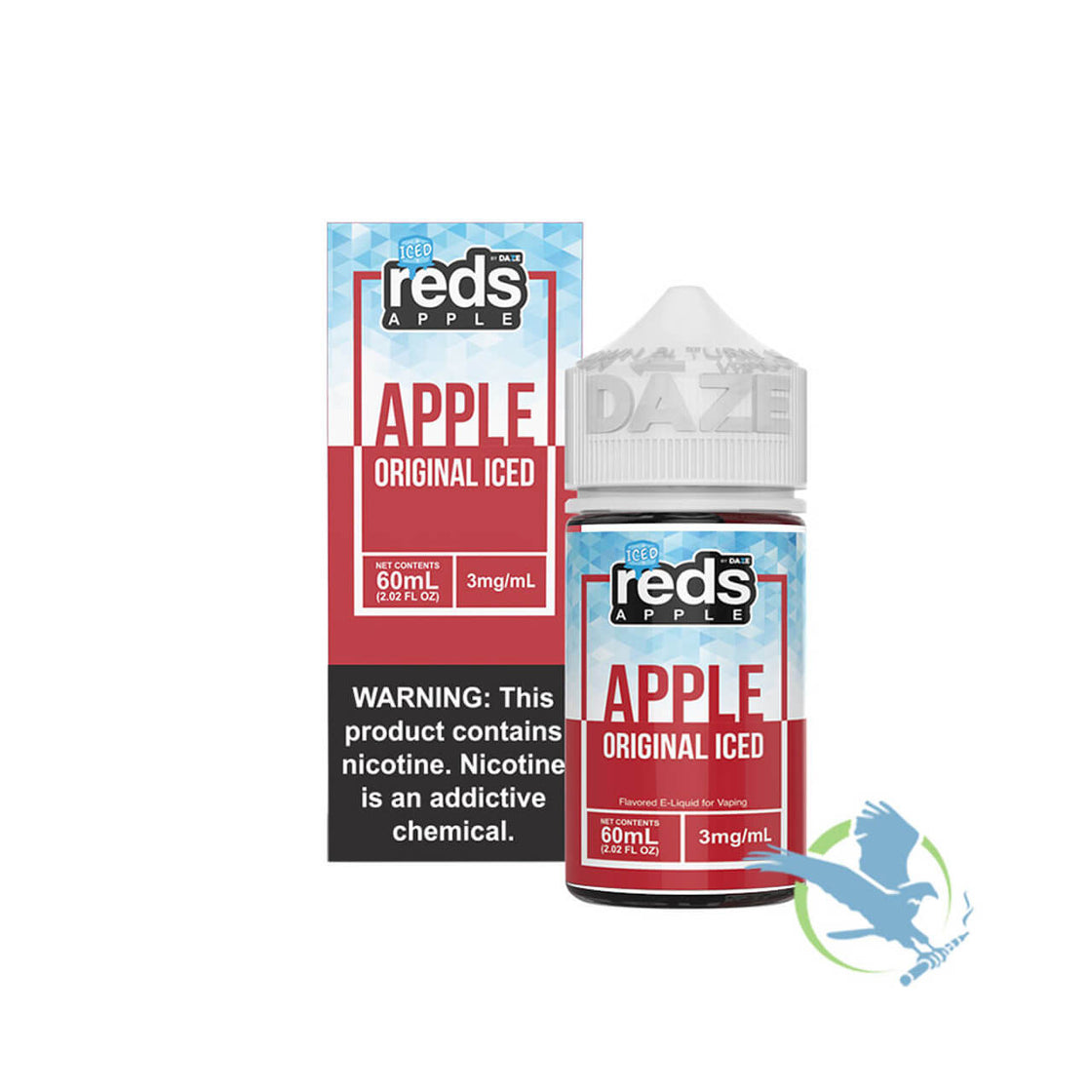 Reds Apple Iced E-Liquid by 7 Daze 60ML