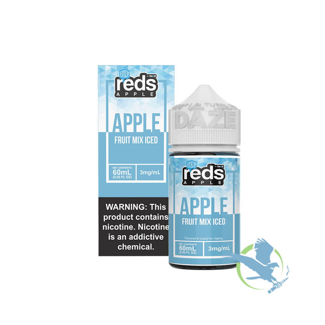 Reds Apple Iced E-Liquid by 7 Daze 60ML