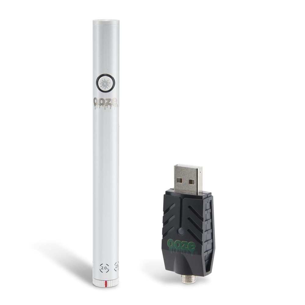 Ooze Twist Slim Pen 2.0 Flex Temp 320mAh Battery With USB Charger & Dual Charging Ports